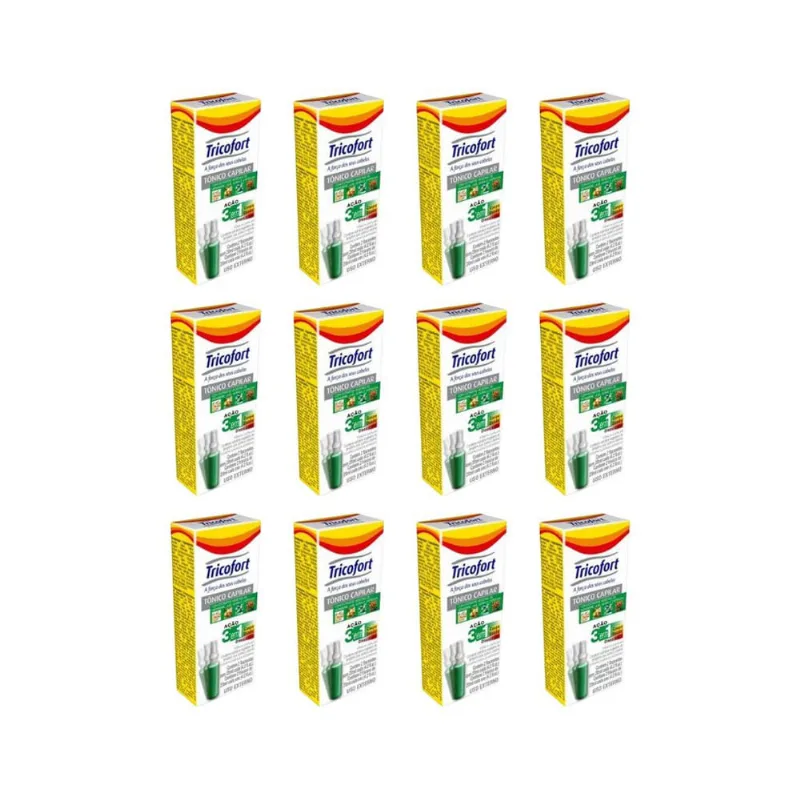 Tonico Capilar Tricofort Com 2un - Kit c/ 12un