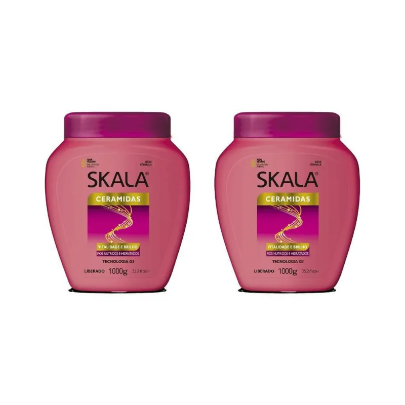 Creme Skala 1Kg Ceramidas-Kit C/2Un