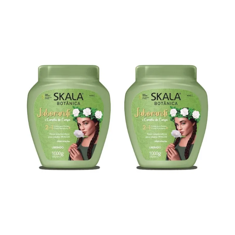 Creme Skala 1Kg Jaborandi-Kit C/2Un