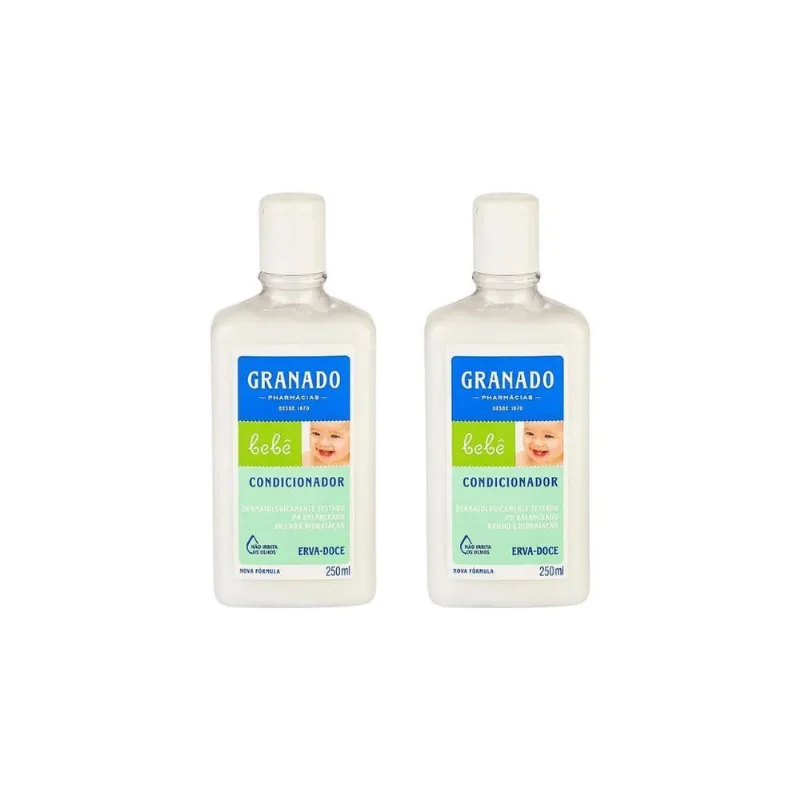 Condicionador Granado Bebe 250Ml Erva Doce-Kit C/2Un