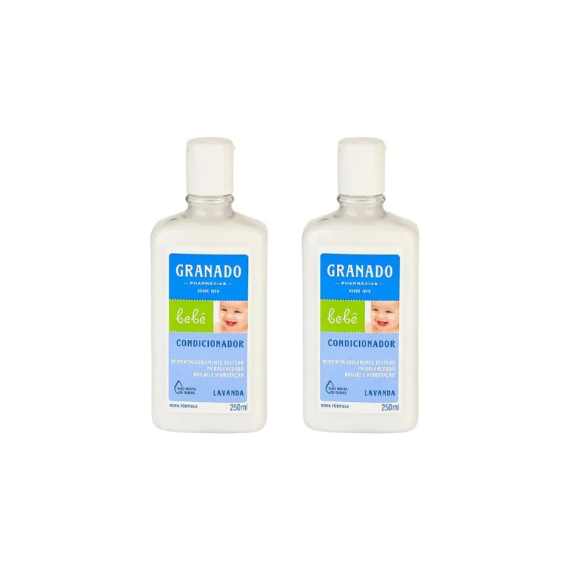 Condicionador Granado Bebe 250ml Lavanda-Kit C/2un