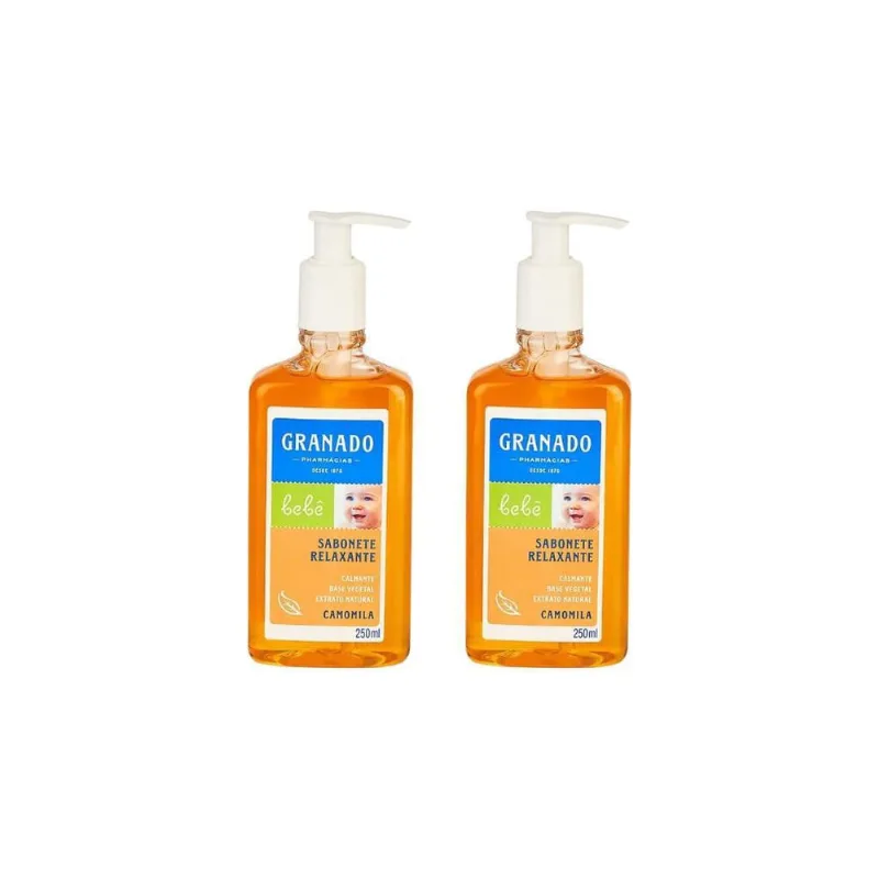 Sabonete Liquido Granado Baby 250Ml Glic Camomila-Kit C/2Un