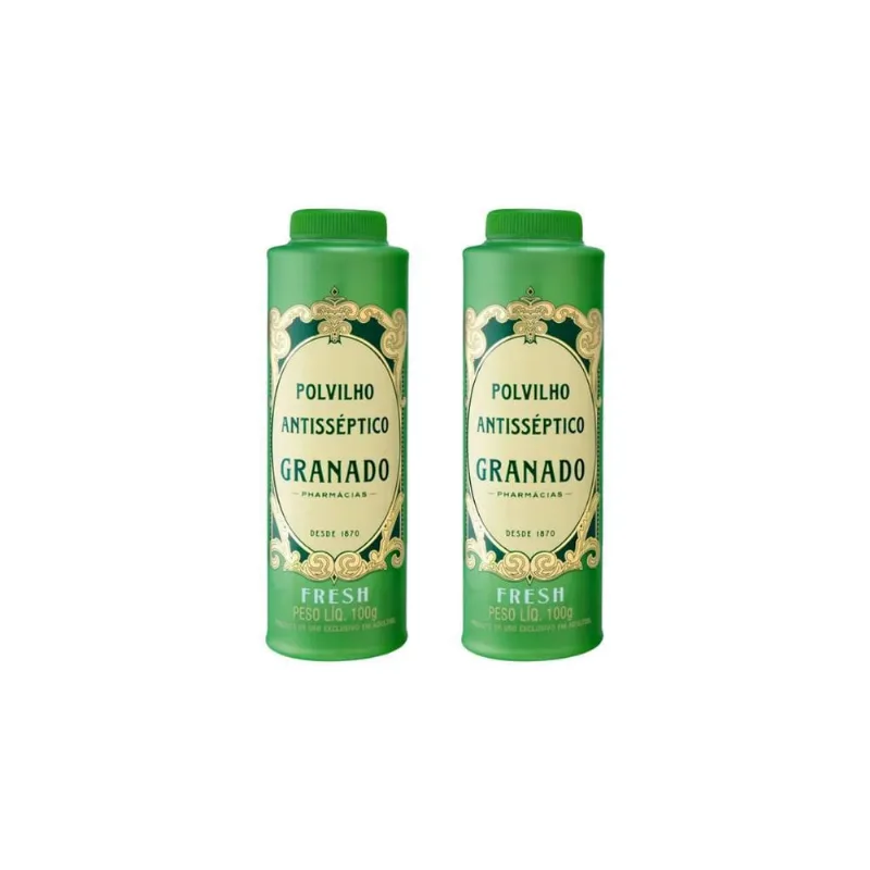 Talco Pes Granado 100G Fresh-Kit C/2Un