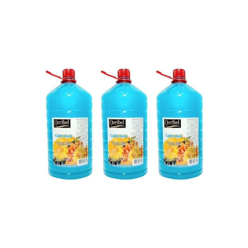 Sabonete Liquido Ouribel 2000Ml Calendula - Kit C/3Un