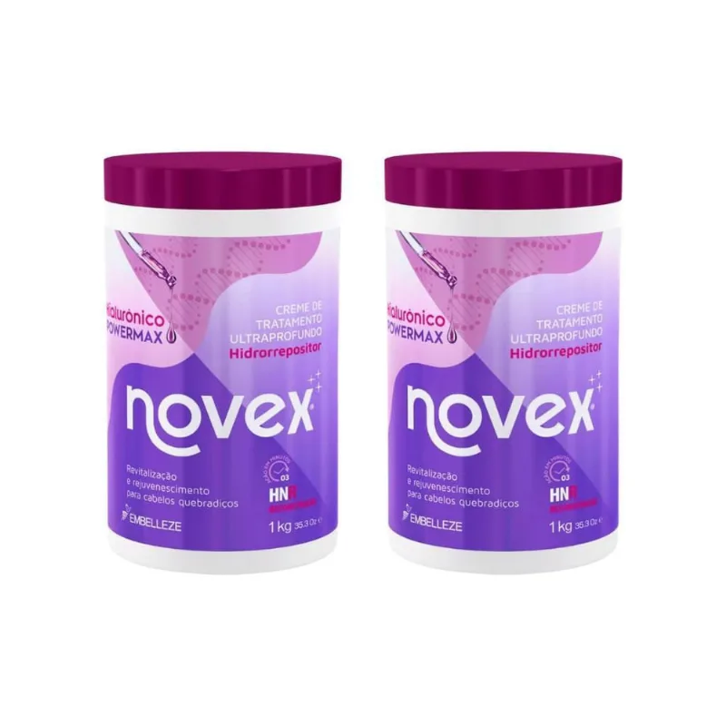 Creme De Tratamento Novex 1Kg Harmoniza Capilar - Kit 2Un