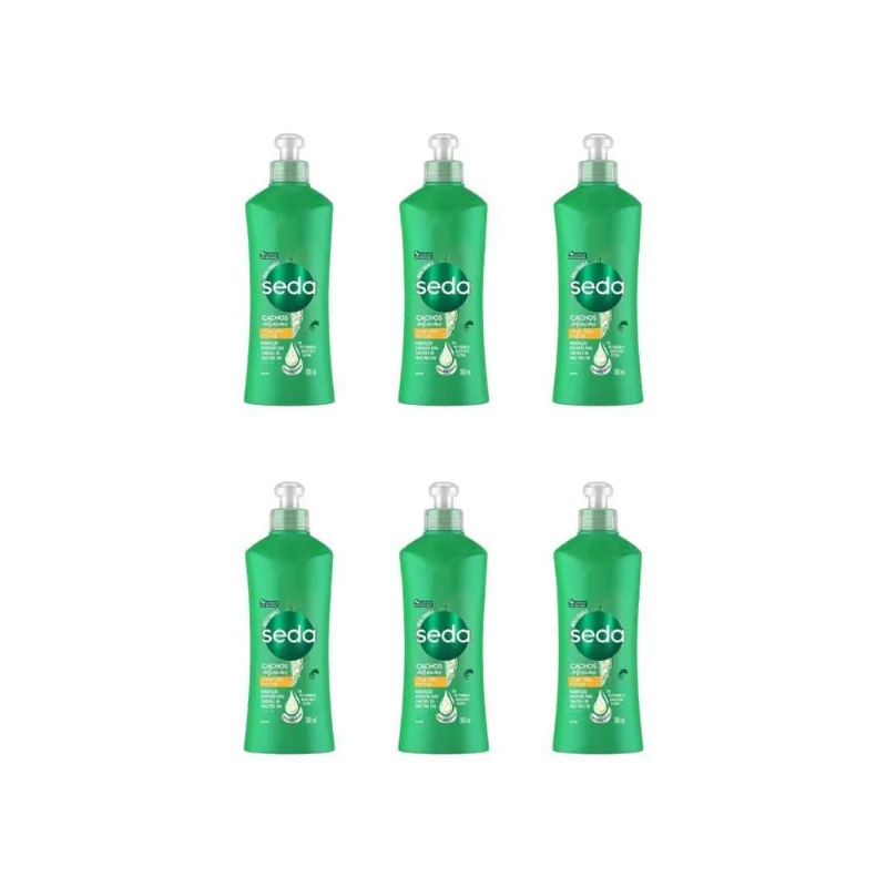Creme Para Pentear Seda 300Ml Cachos Definidos-Kit C/6Un