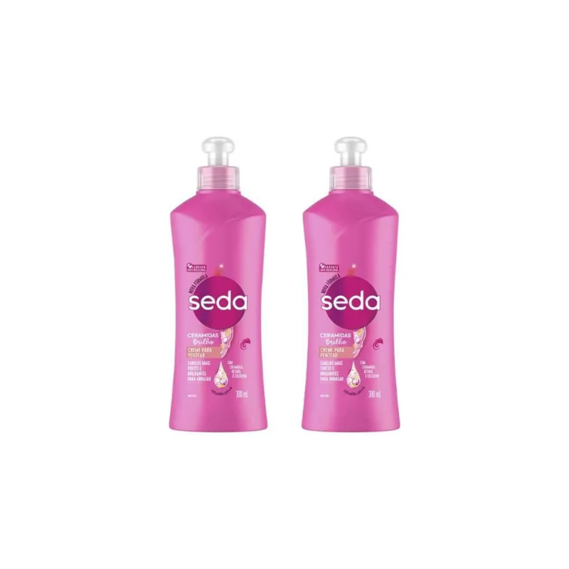 Creme Para Pentear Seda 300Ml Ceramidas-Kit C/2Un