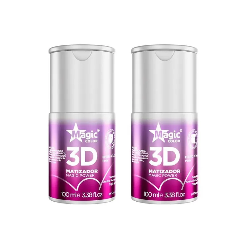 Matizador Gloss Magic Color 100Ml Magic Power - Kit Com 2Un