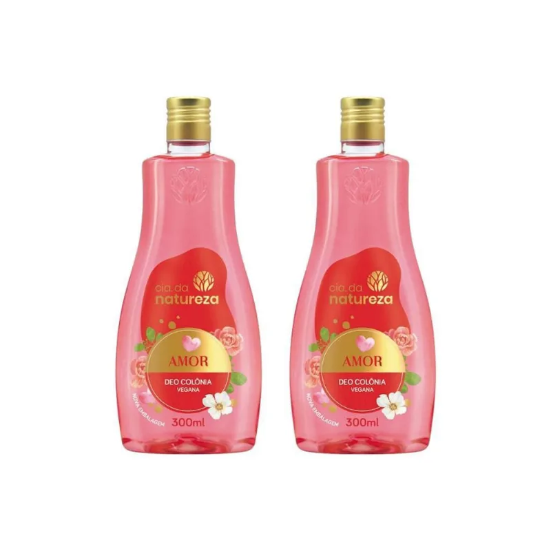 Colonia Cia Da Natureza Amor 300Ml - Kit Com 2Un