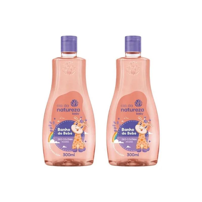 Colonia Cia Da Natureza Banho Bebe 300Ml - Kit Com 2Un