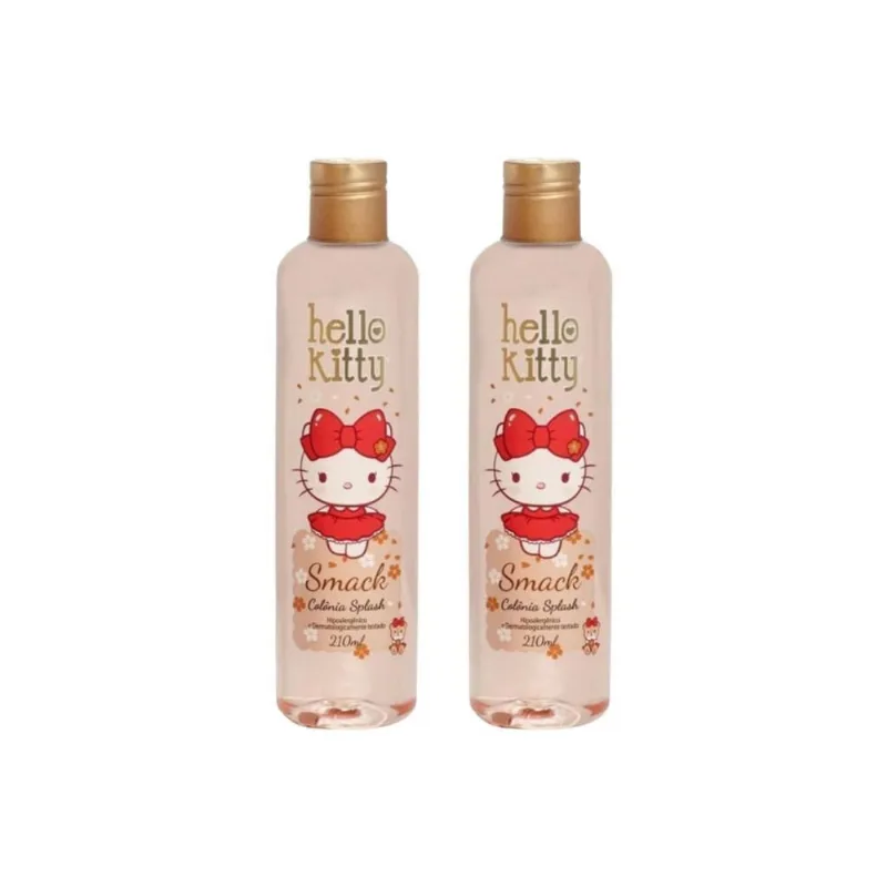 Colonia Cia Da Natureza Hello Kitty Smack 210Ml - Kit 2Un