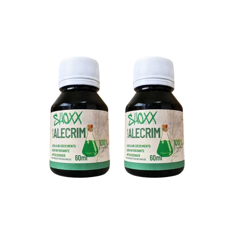 Oleo de Alecrim Shoxx 60ml-Kit C/2un
