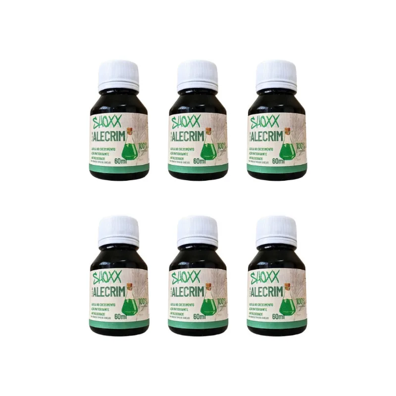 Oleo de Alecrim Shoxx 60ml-Kit C/6un