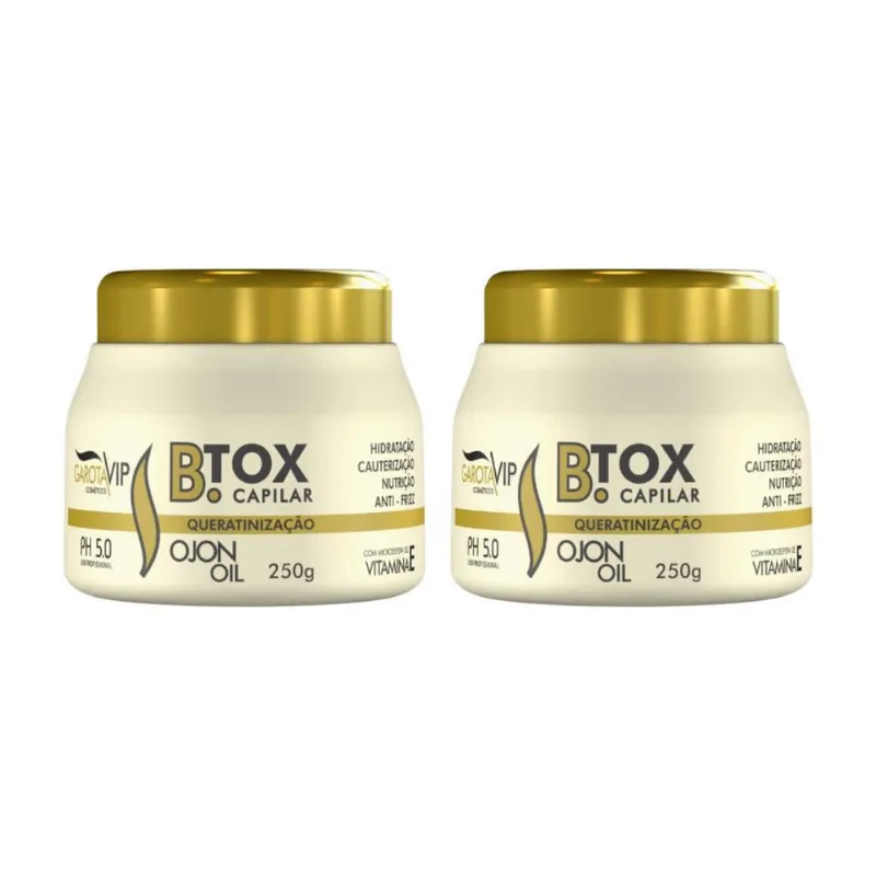 Botox Garota Vip B. Tox Capilar 250G - Kit Com 2Un