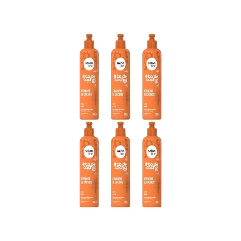 Ativador De Cachos Salon Line 300Ml Todecacho Coco - 6Un