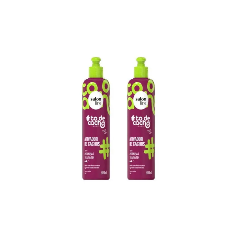 Ativador De Cachos Salon Line 300Ml Todecacho Def Volum- 2Un