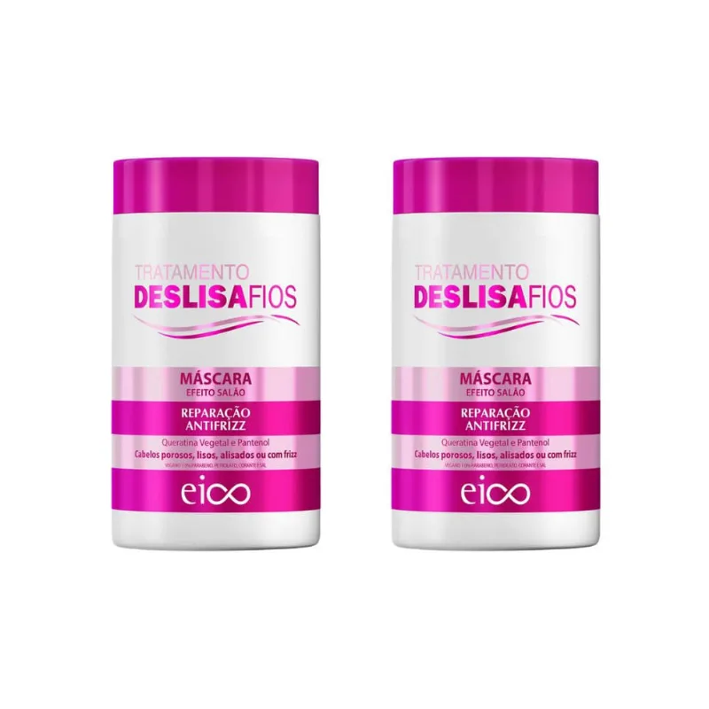 Mascara Eico 1kg Deslisa Fios - Kit C/2un