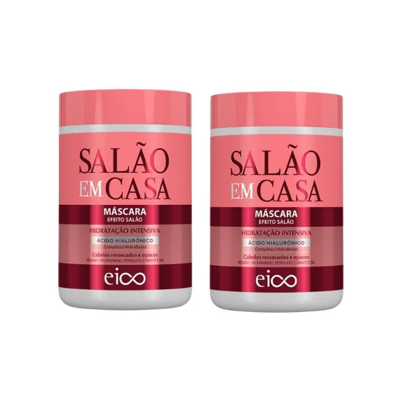 Mascara Eico 1Kg Salao Casa Hidr Intensiva - Kit C/2Un
