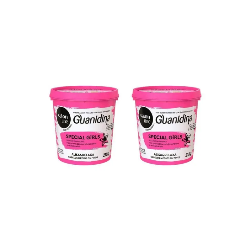 Relaxante Salon Line Guanidina Girls 218G - Kit C/2Un