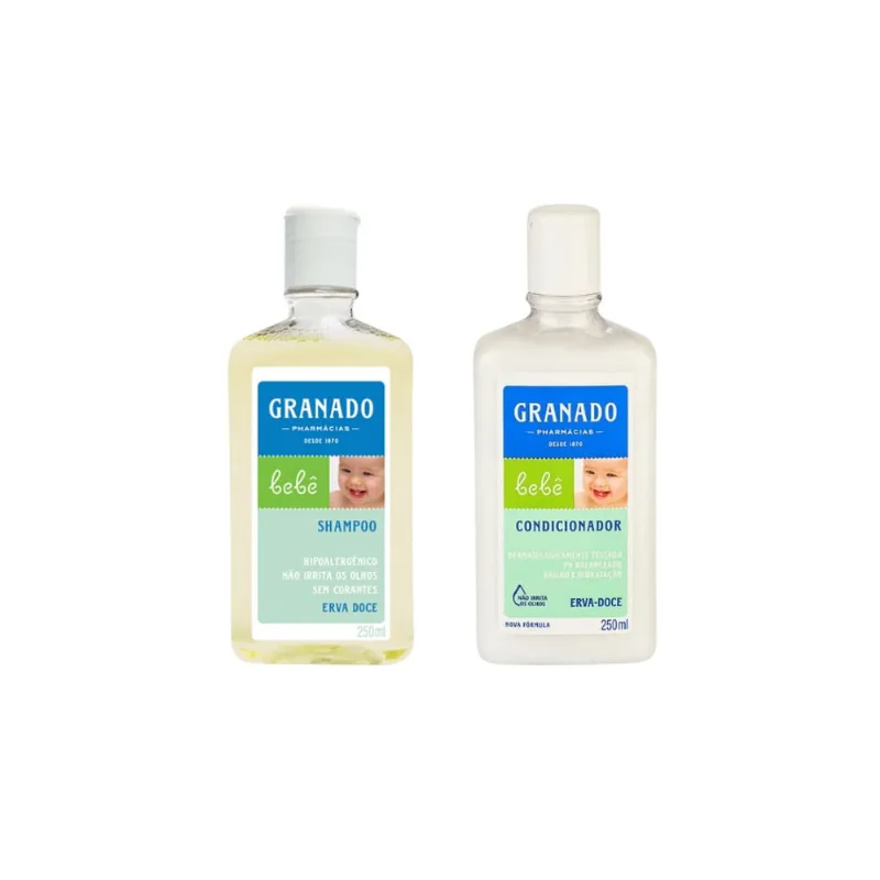 Kit Granado Babe Erva Doce Shampoo 250ml + Cond 250ml