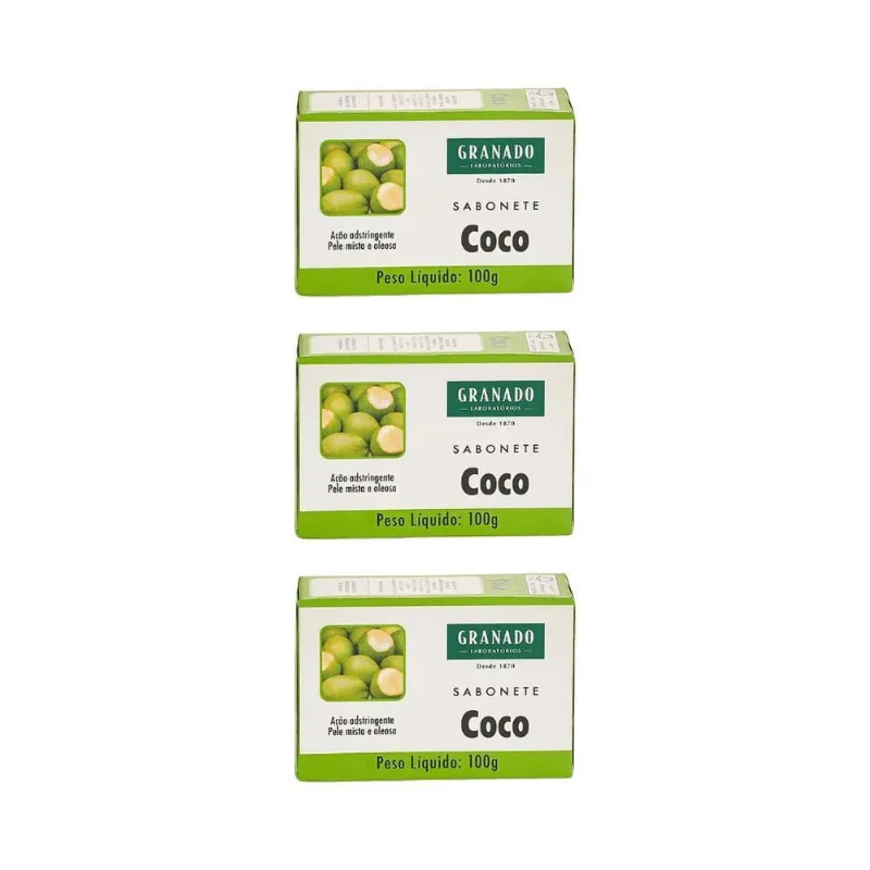 Sabonete Granado 100G Coco-Kit C/3Un