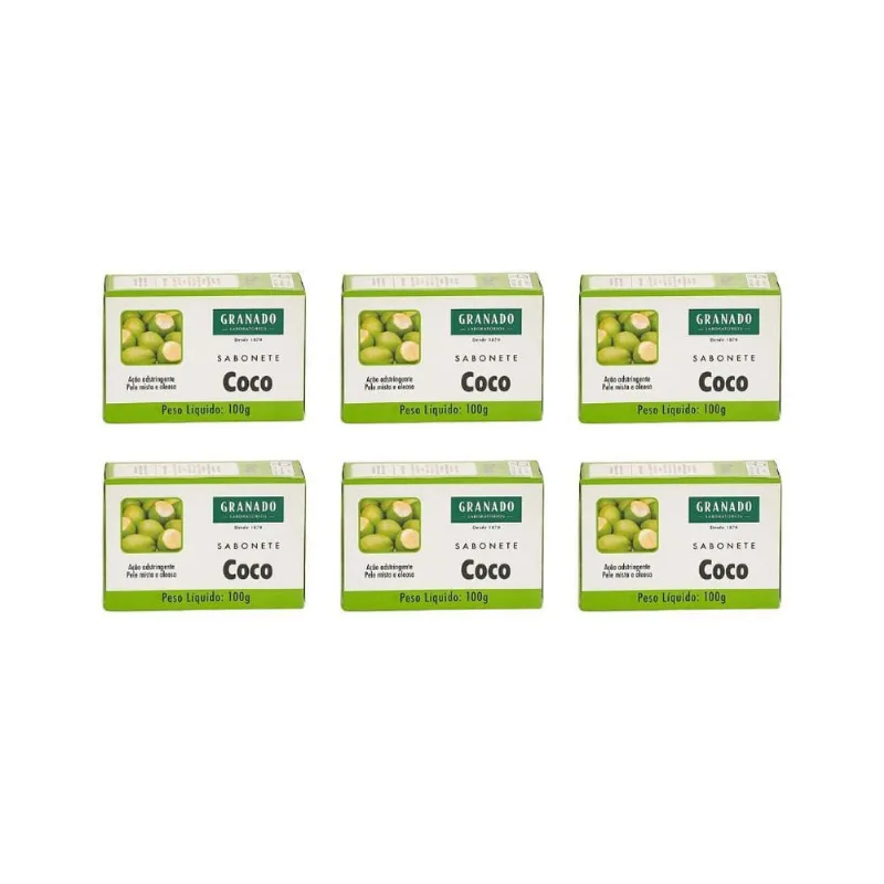 Sabonete Granado 100G Coco-Kit C/6Un