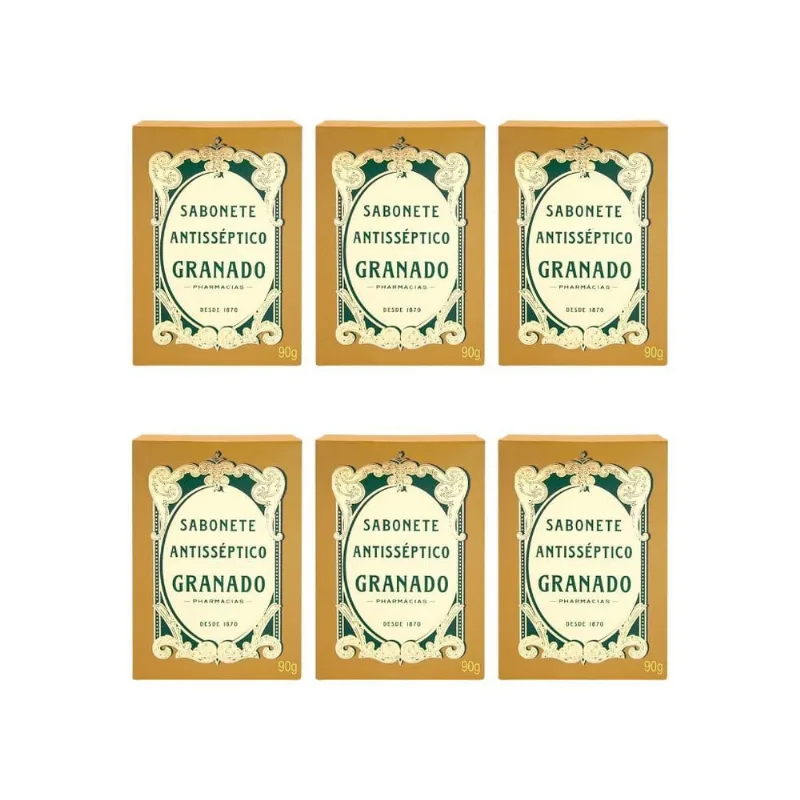 Sabonete Granado 90G Antisseptico Tradicional-Kit C/6Un