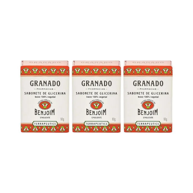 Sabonete Granado 90G Glicerina Benjoim-Kit C/3Un
