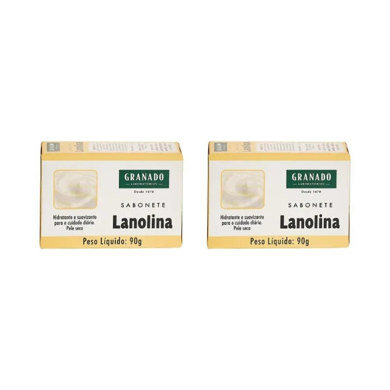 Sabonete Granado 90G Lanolina-Kit C/2Un