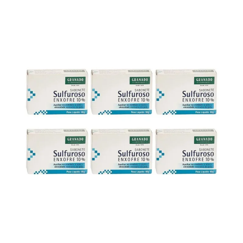 Sabonete Granado 90G Sulfuroso-Kit C/6Un