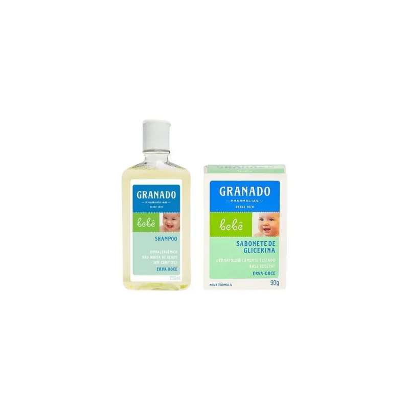 Shampoo Granado Bebe 250Ml Erva Doce + Sab