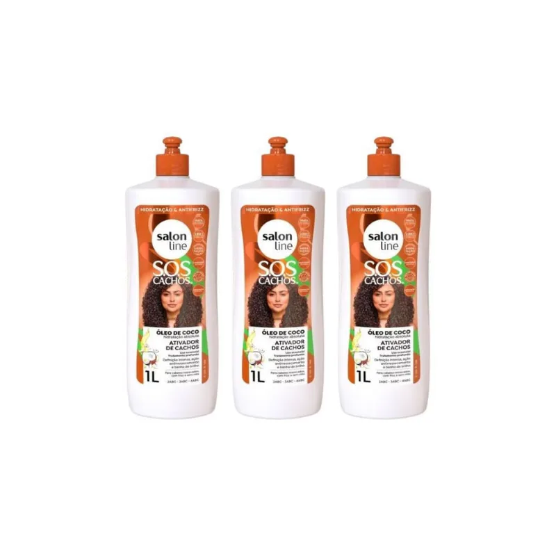 Ativador De Cachos Salon Line 1L Sos Coco Trat Profundo-3Un
