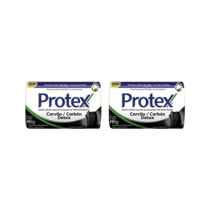 Sabonete Protex 85g com 6un Carvao Detox - Kit C/2un