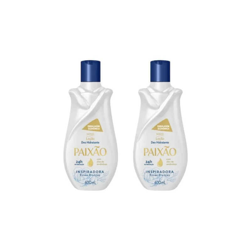 Hidratante Corporal Paixão 400Ml Inspiradora - Kit Com 2Un