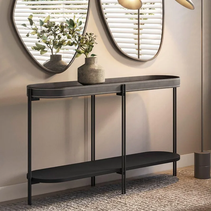 Aparador Bete Contemporâneo sem Porta sem Gaveta 139CM Preto Sallar Home - OUTRAS MARCAS - Móveis