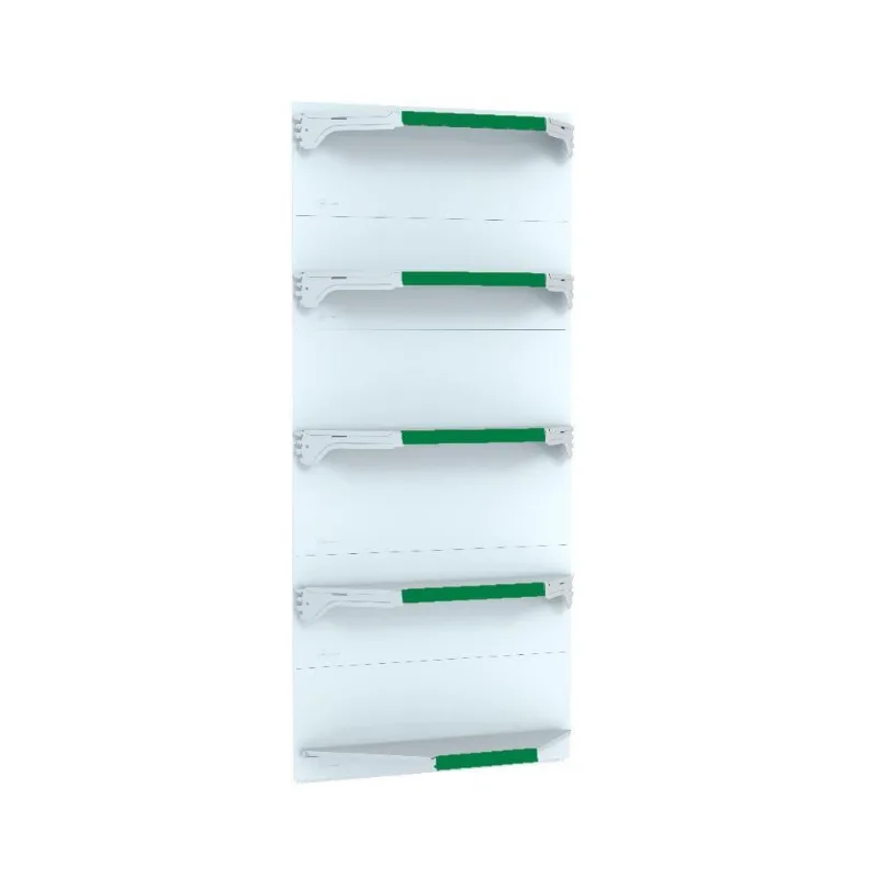 Kit 5 Bandejas Para Gondola Canto 202 Fit 40/60 Branco Pe Vd