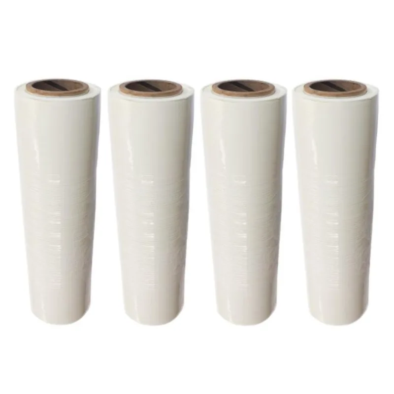 Bobina Filme Stretch Branco Manual 50cm 16kg Kit 4 Bobina