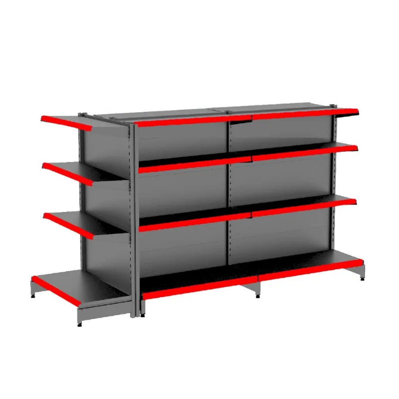 Gondola Centro 137 Fit Ate 2 Metros 1 Ponta Preto 20b Pe Vermelho