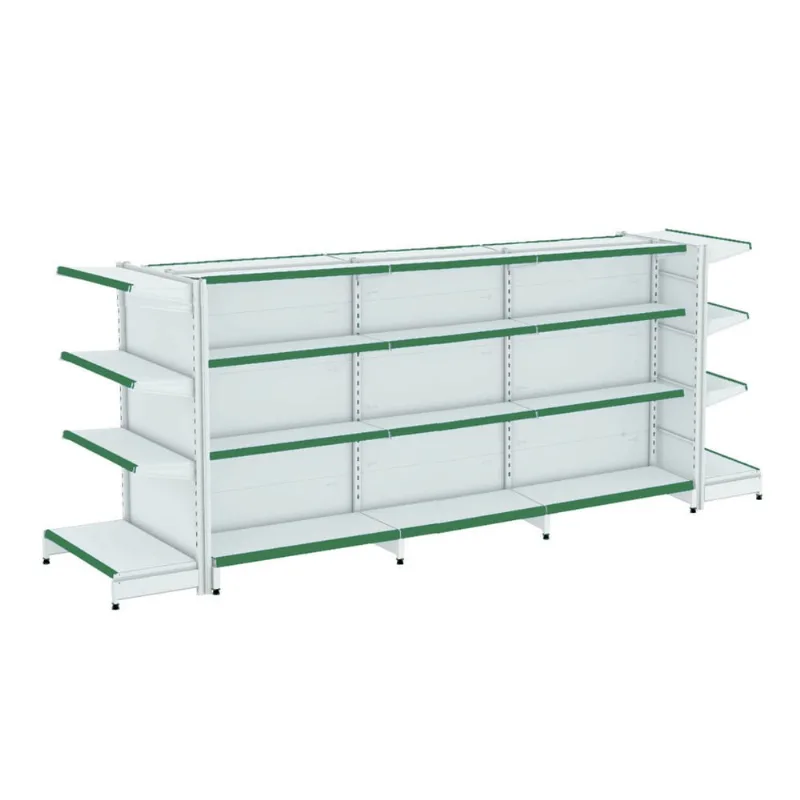 Gondola Centro 137 Fit Ate 3 Metros 2 Ponta Branco 32b Pe Verde