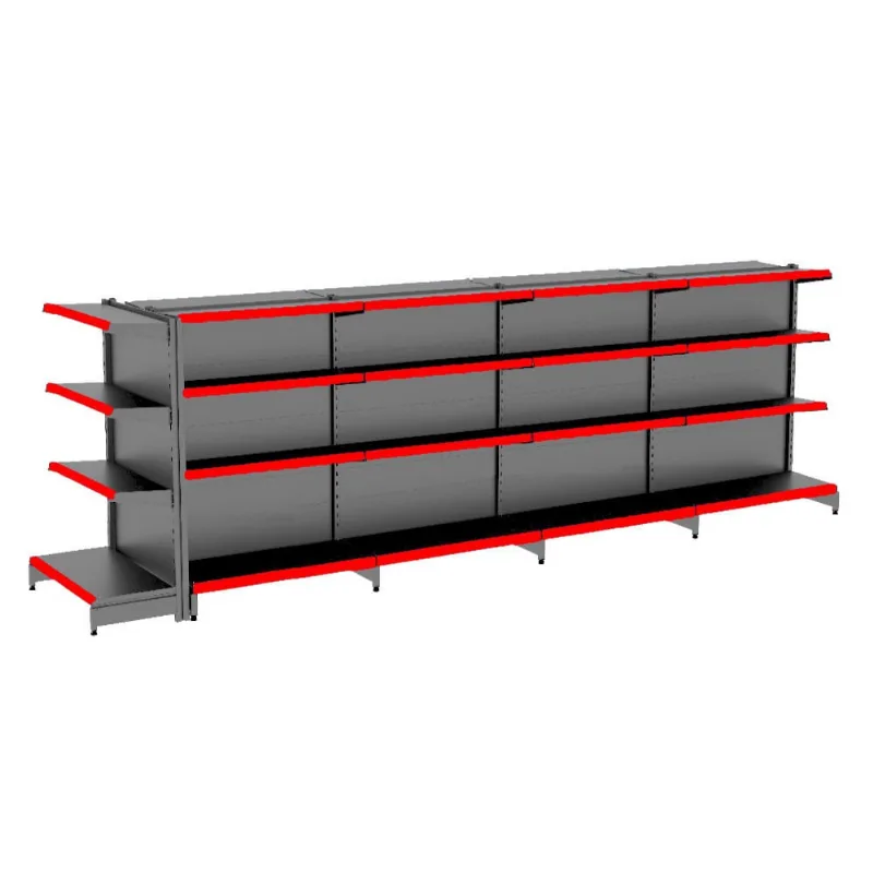 Gondola Centro 137 Fit Ate 4 Metros 1 Ponta Preto 36b Pe Vermelho