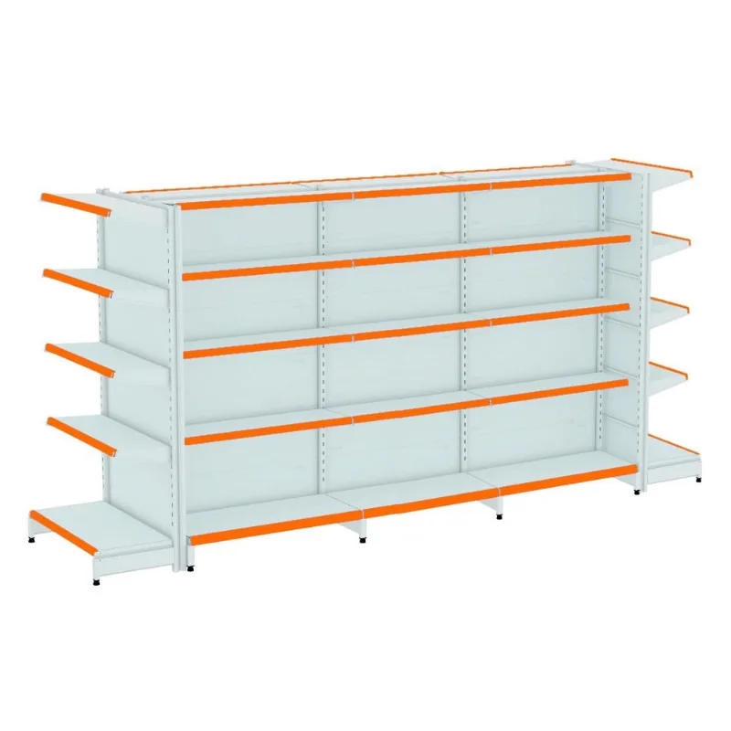 Gondola Centro 170 Fit Ate 3 Metros 2 Ponta Branco 40b Pe Laranja