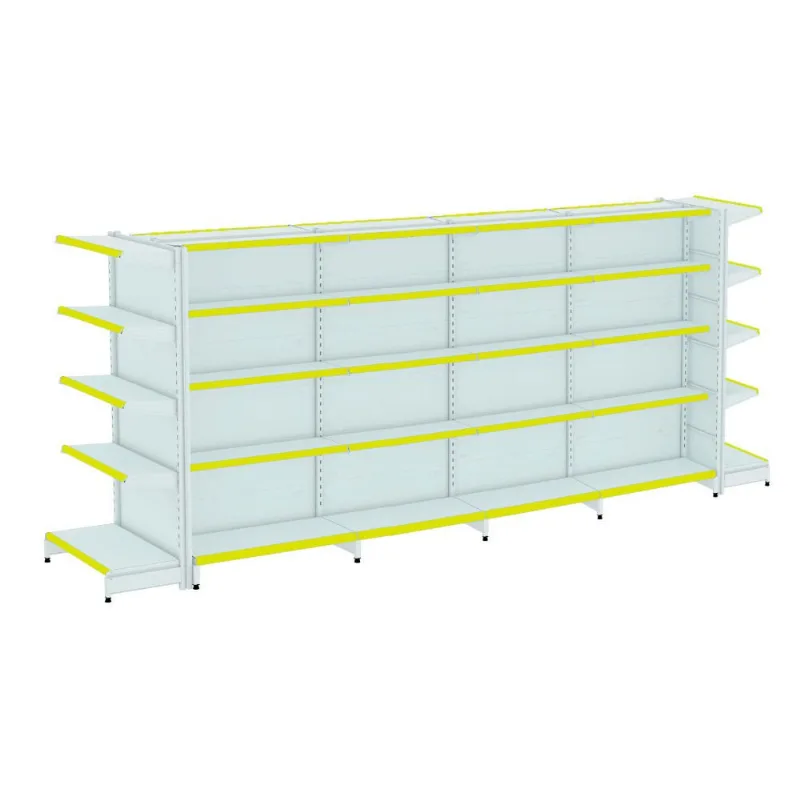 Gondola Centro 170 Fit Ate 4 Metros 2 Ponta Branco 50b Pe Amarelo