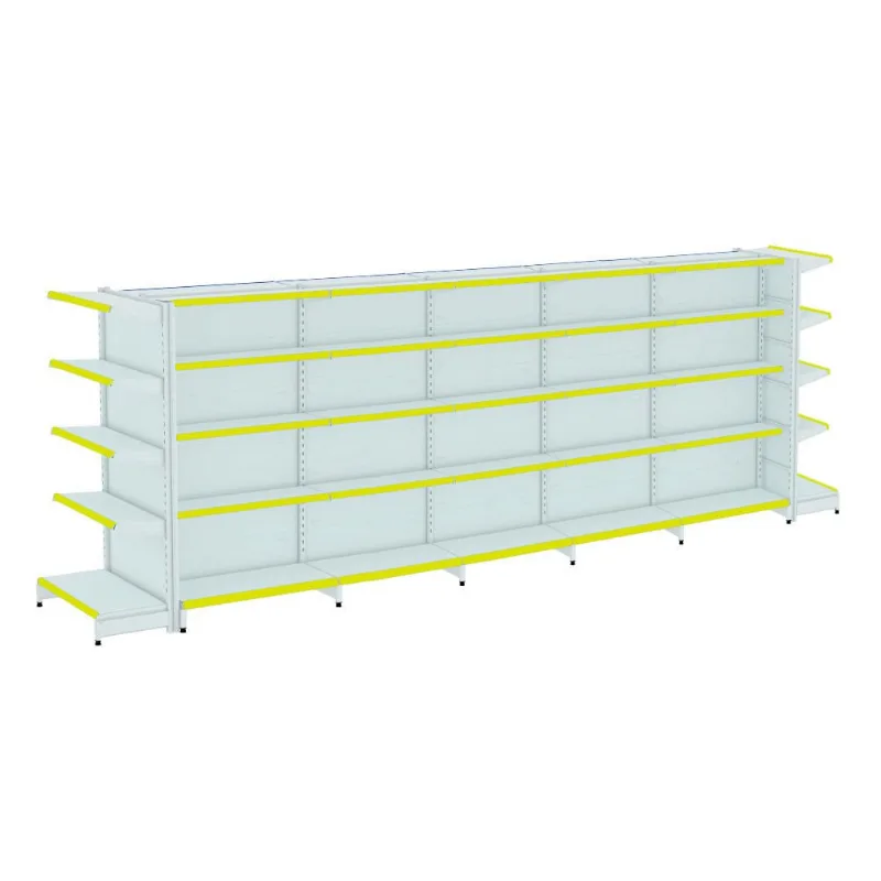 Gondola Centro 170 Fit Ate 5 Metros 2 Ponta Branco 60b Pe Amarelo