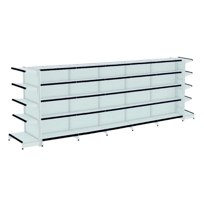Gondola Centro 170 Fit Ate 5 Metros 2 Ponta Branco 60b Pe Preto