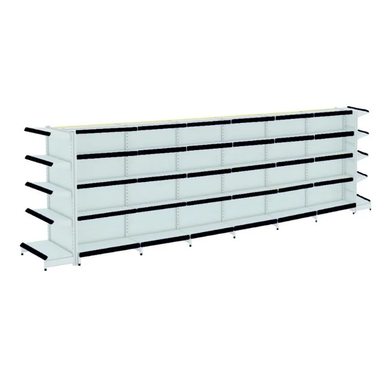 Gondola Centro 170 Fit Ate 6 Metros 2 Ponta Branco 70b Pe Preto