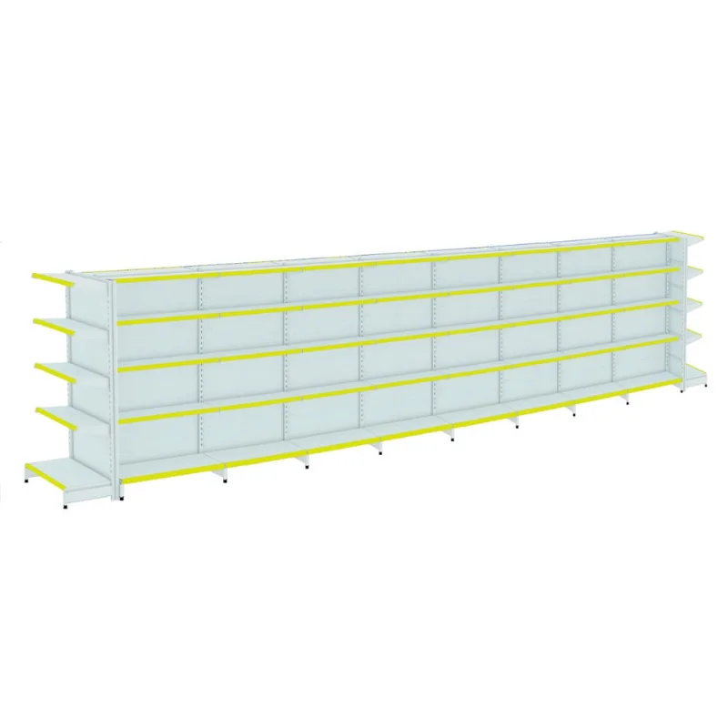 Gondola Centro 170 Fit Ate 8 Metros 2 Ponta Branco 90b Pe Amarelo