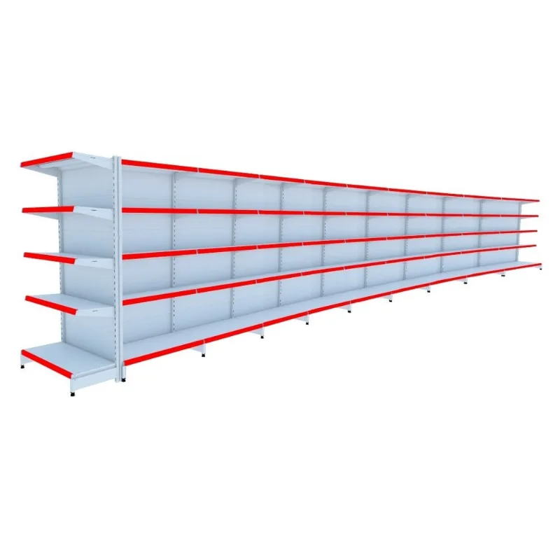 Gondola Centro 170 Fit Ate 9 Metros 1 Ponta Branco 95b Pe Vermelho