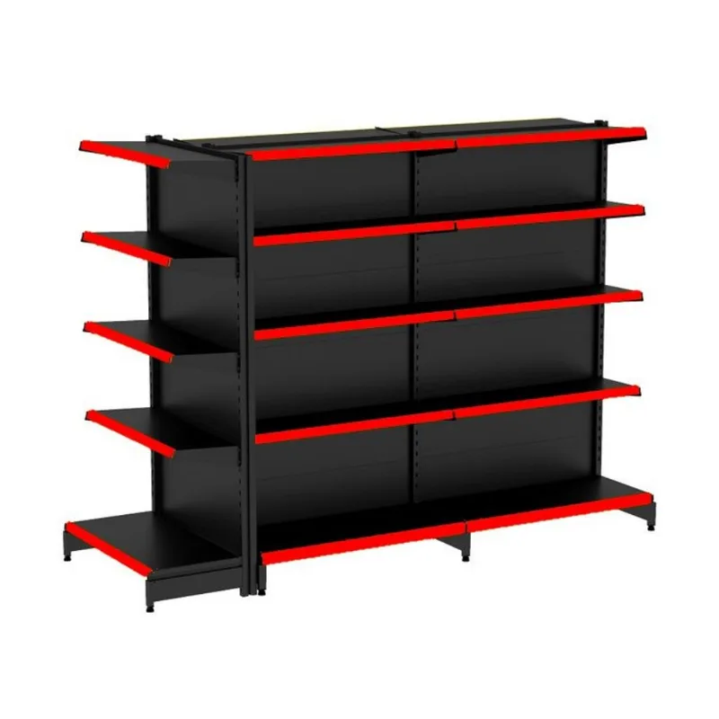 Gondola Centro 170 Fit Ate 2 Metros 1 Ponta Preto 25b Pe Vermelho