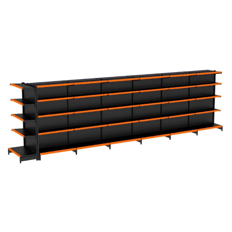 Gondola Centro 170 Fit Ate 6 Metros 1 Ponta Preto 65b Pe Laranja