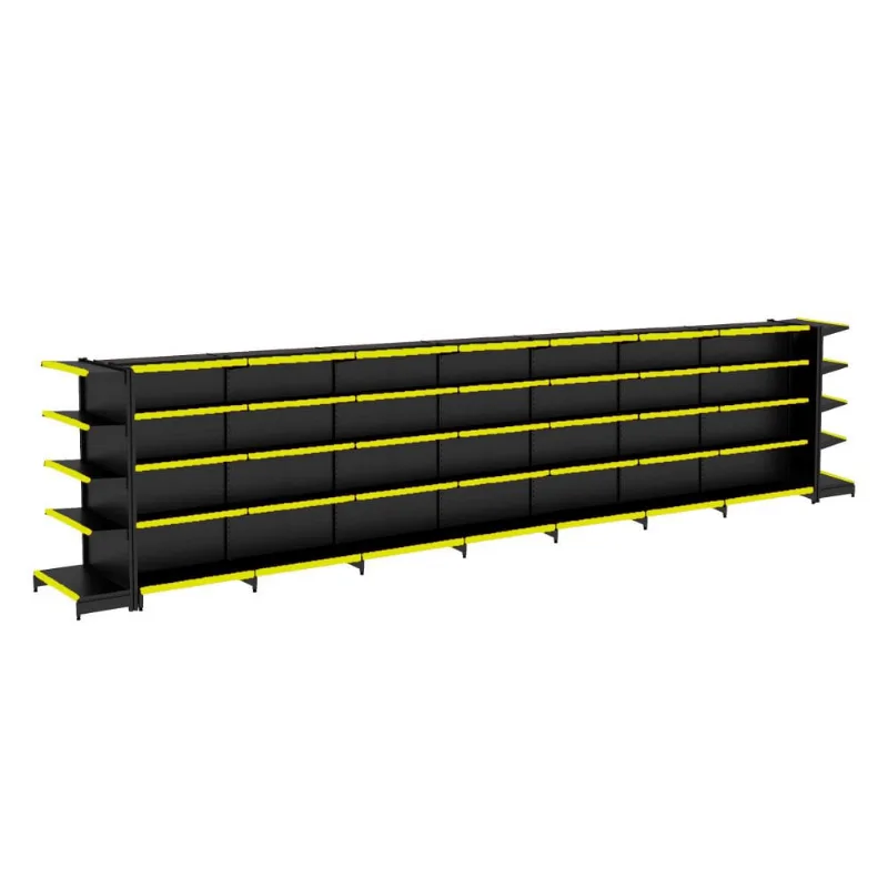 Gondola Centro 170 Fit Ate 7 Metros 2 Ponta Preto 80b Pe Amarelo